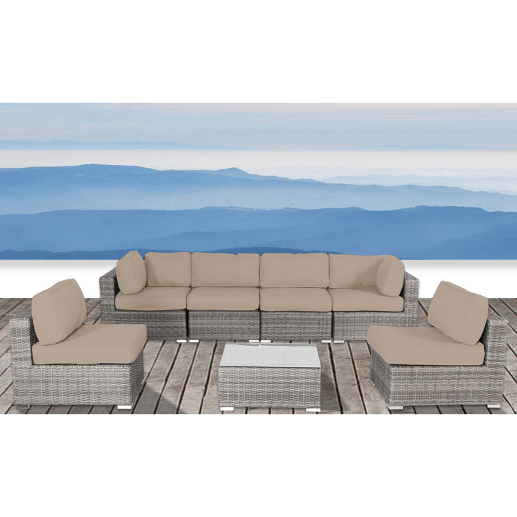 6 person best sale outdoor sectional